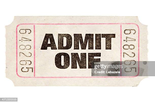 movie ticket - biljett bildbanksfoton och bilder