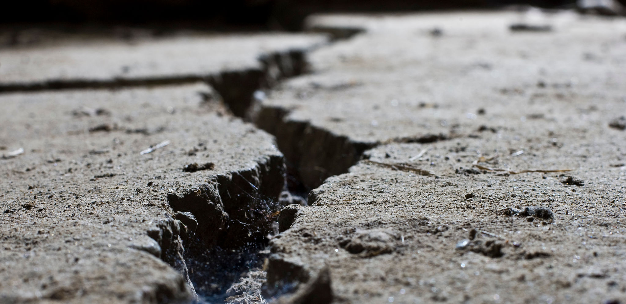 damaged asphalt