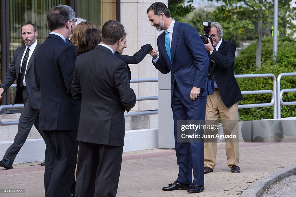 King Felipe VI Of Spain Visits Siemens