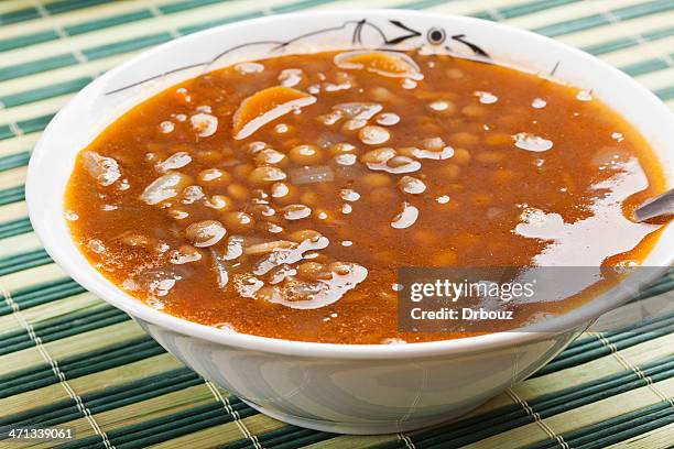 lentil soup - green lentil stock pictures, royalty-free photos & images