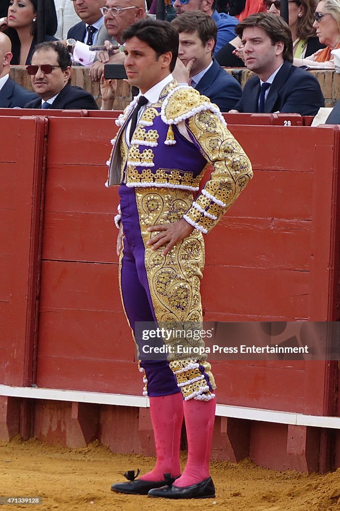 Bullfighting At April's Fair in Seville 2015