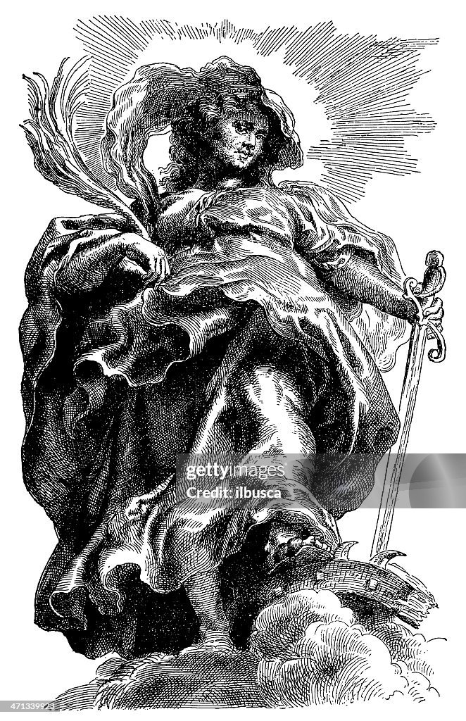 Saint Catherine by Rubens