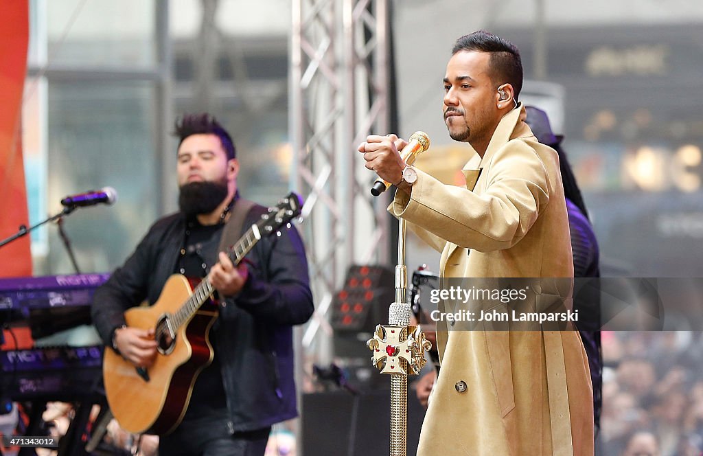 Romeo Santos Performs On NBC's "Today"