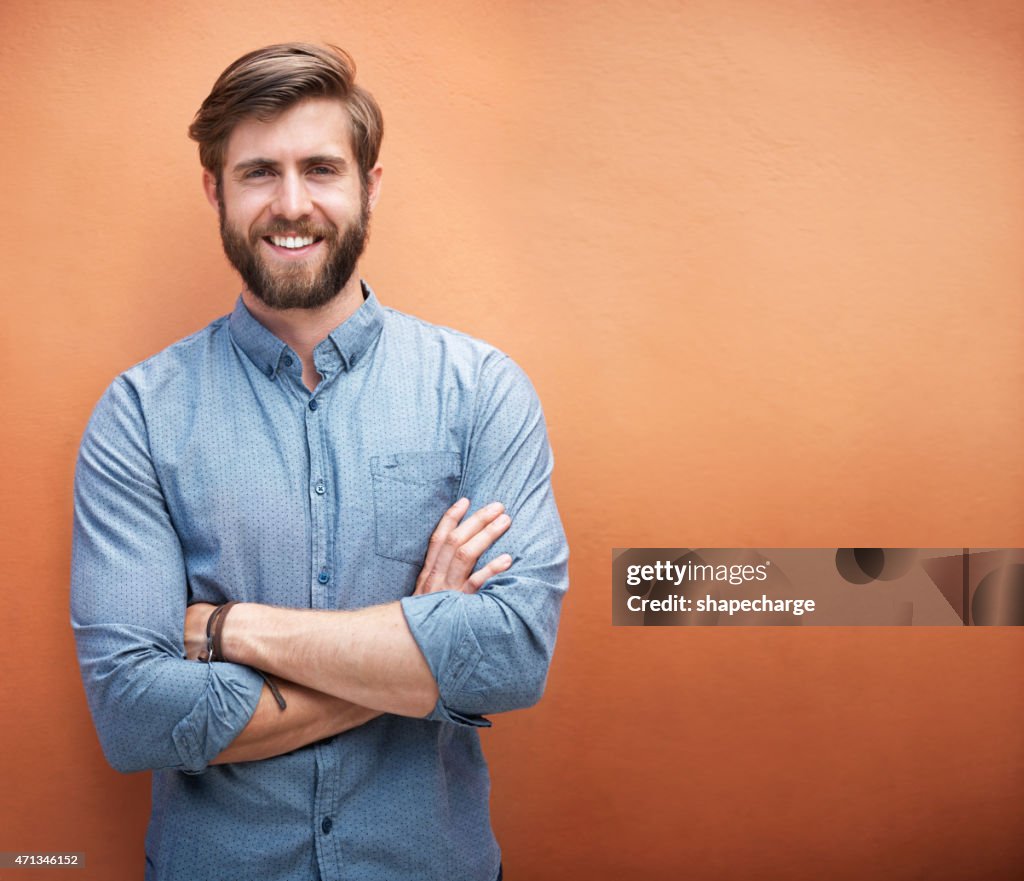 He's got style and a great smile