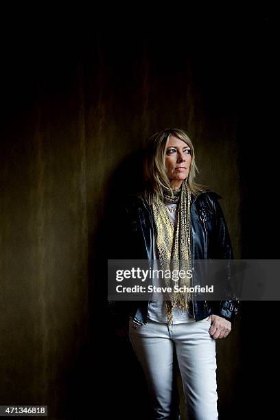 Musician and singer Kim Gordon is photographed for the Independent on April 27, 2009 in London, England.