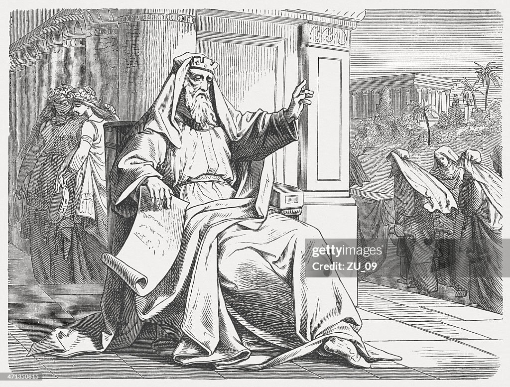 King Solomon: "All is vanity!" (Ecclesiastes 2), published in 1877