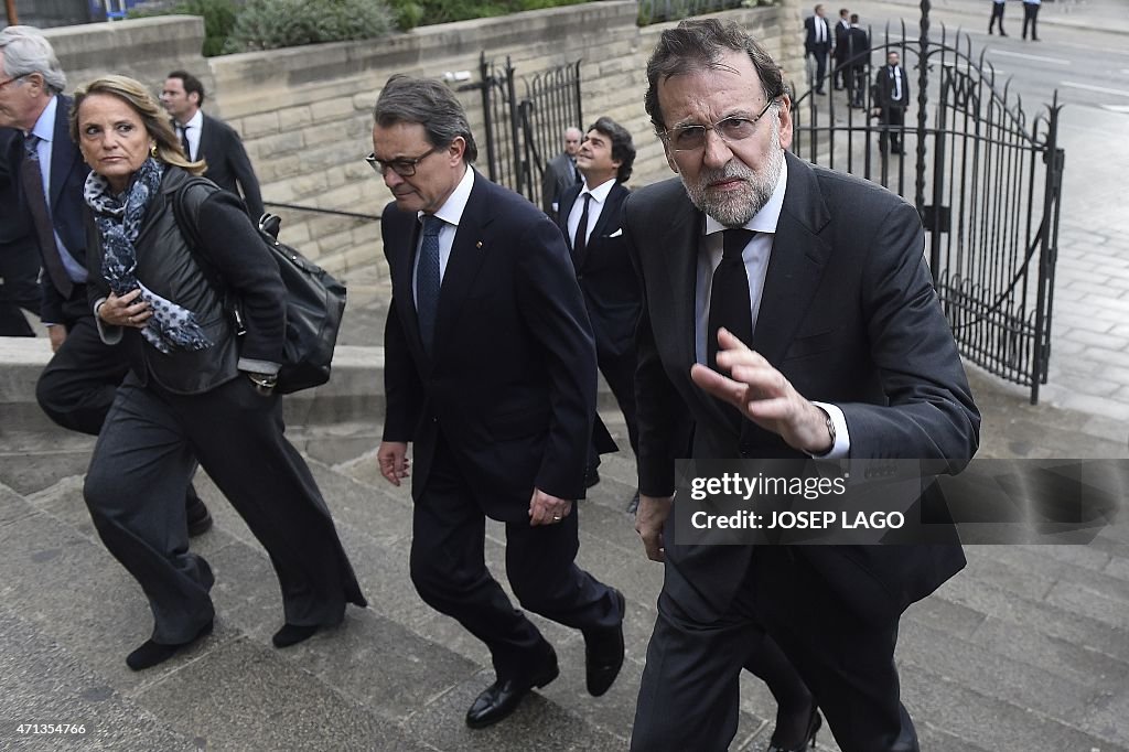 SPAIN-GERMANY-FRANCE-AVIATION-ACCIDENT-ROYALS-MEMORIAL