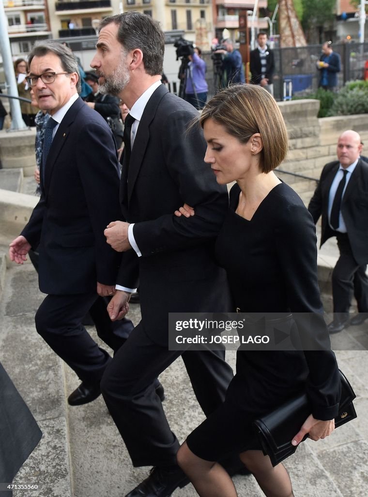 SPAIN-GERMANY-FRANCE-AVIATION-ACCIDENT-ROYALS-MEMORIAL