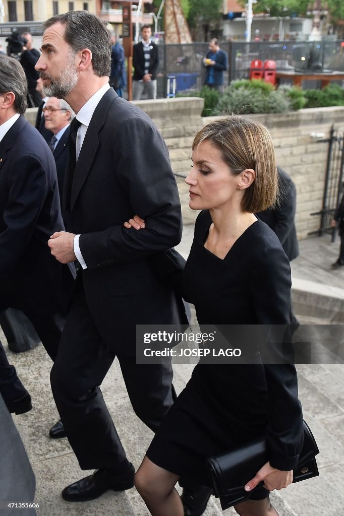 SPAIN-GERMANY-FRANCE-AVIATION-ACCIDENT-ROYALS-MEMORIAL