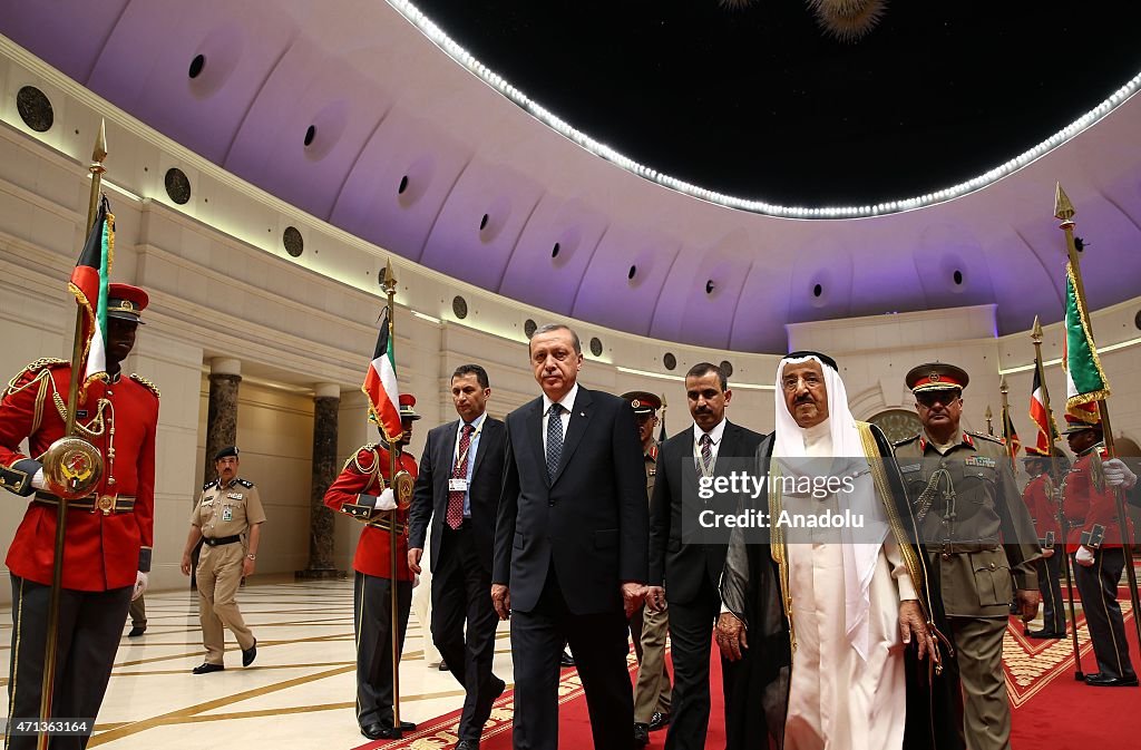 Turkish President Recep Tayyip Erdogan visits Kuwait