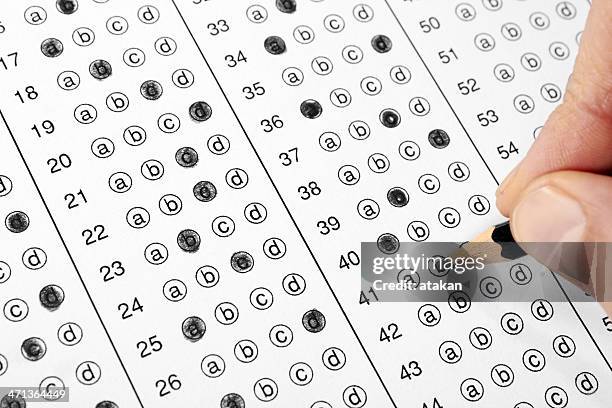 answer sheet - exam paper stock pictures, royalty-free photos & images