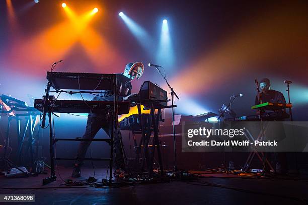 Sbtrkt performs at l' Olympia on April 27, 2015 in Paris, France.