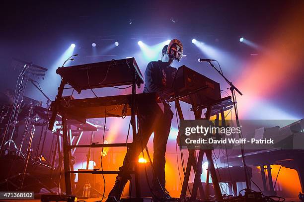 Sbtrkt performs at l' Olympia on April 27, 2015 in Paris, France.