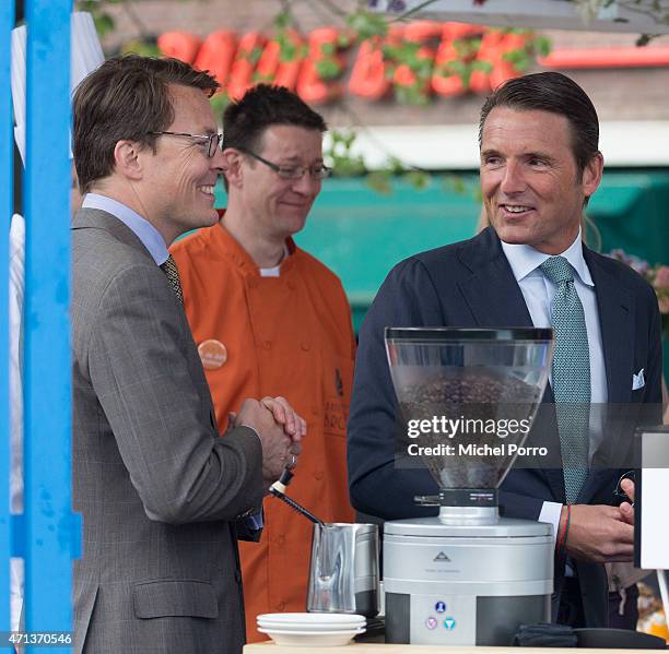 Prince Maurits and Prince Constantijn of The Netherlands participate in King's Day on April 27, 2015 in Dordrecht, Netherlands.