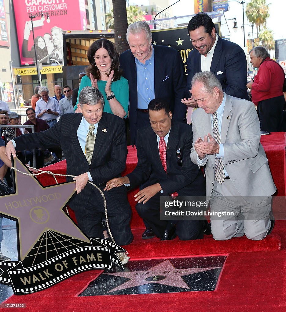 Larry Elder Honored On The Hollywood Walk Of Fame