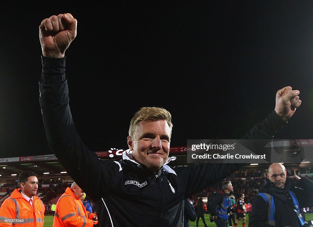 AFC Bournemouth v Bolton Wanderers - Sky Bet Championship