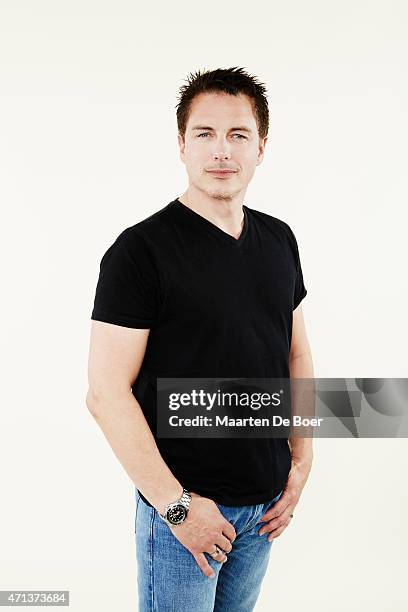 Actor John Barrowman from 'Arrow' poses for a portrait at the TV Guide portrait studio at San Diego Comic Con for TV Guide Magazine on July 24, 2014...