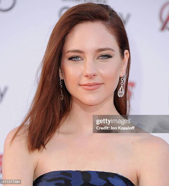 Actress Haley Ramm arrives at the Los Angeles Premiere Marvel's "Avengers Age Of Ultron" at Dolby Theatre on April 13, 2015 in Hollywood, California.