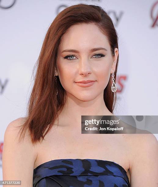 Actress Haley Ramm arrives at the Los Angeles Premiere Marvel's "Avengers Age Of Ultron" at Dolby Theatre on April 13, 2015 in Hollywood, California.