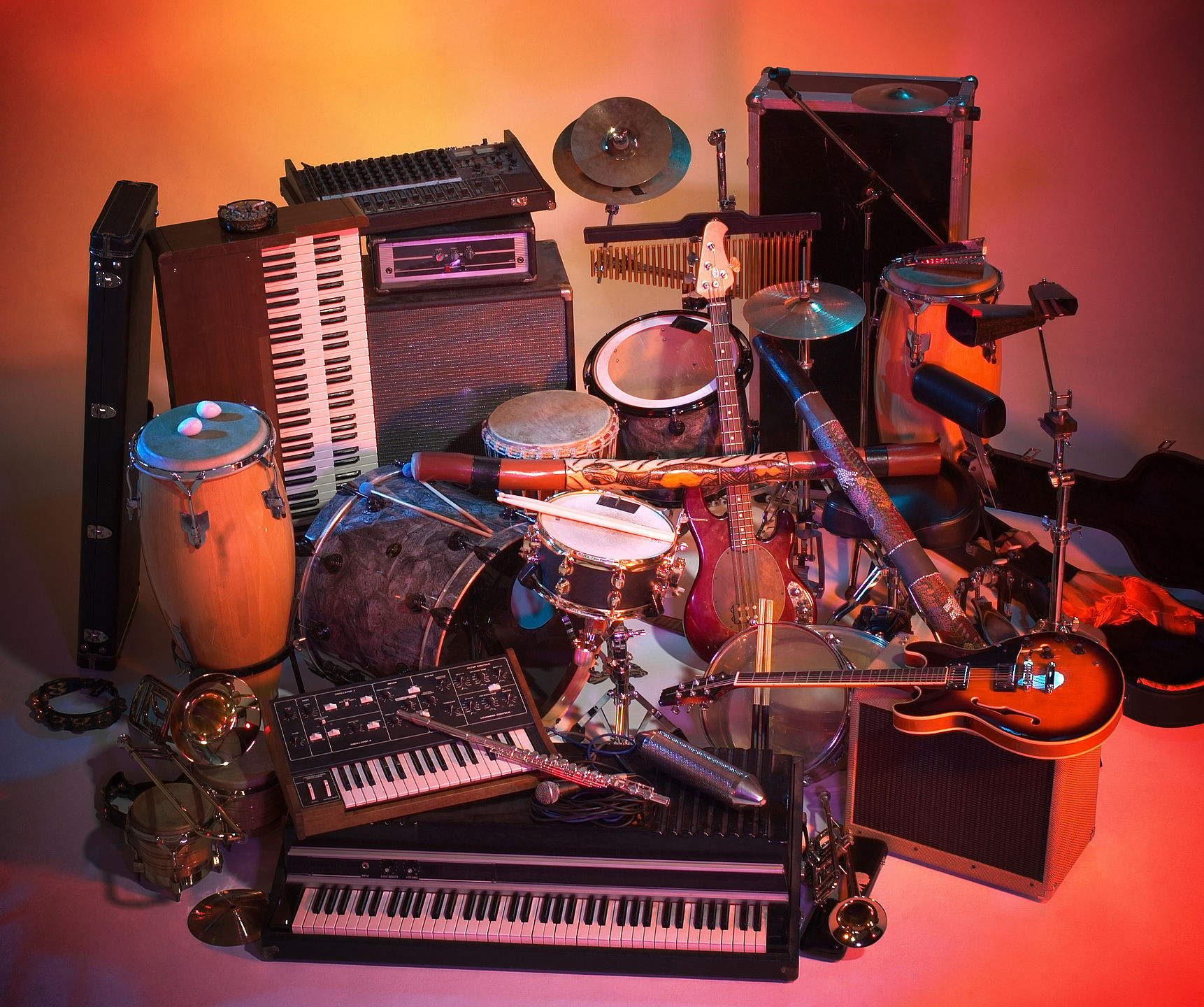 musical instruments variety