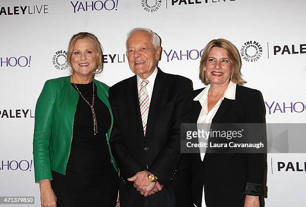 Lori McCreary, Bob Schieffer and Barbara Hall attend The Paley Center For Media Presents An Evening With "Madame Secretary" at Paley Center For Media...