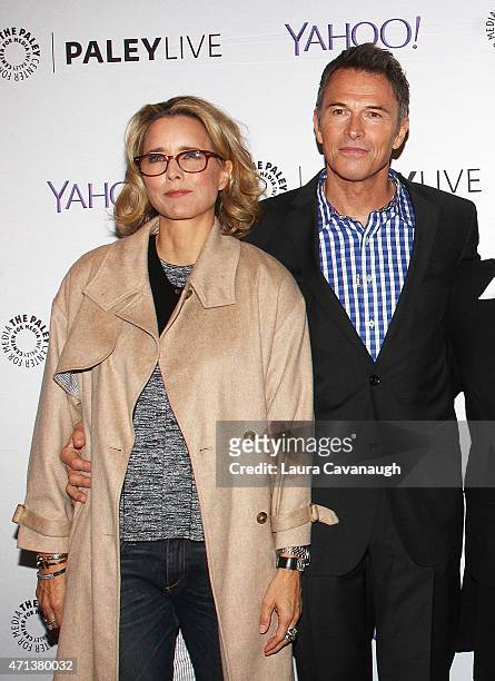 Tea Leoni and Tim Daly attend The Paley Center For Media Presents An Evening With "Madame Secretary" at Paley Center For Media on April 27, 2015 in...