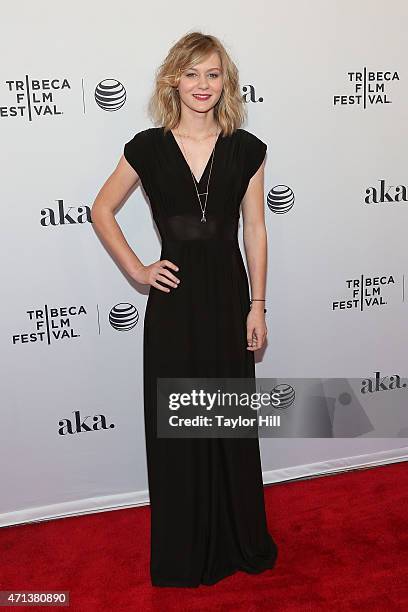 Actress Ryan Simpkins attends the world premiere of 'Meadowland' during 2015 Tribeca Film Festival at SVA Theater 1 on April 17, 2015 in New York...