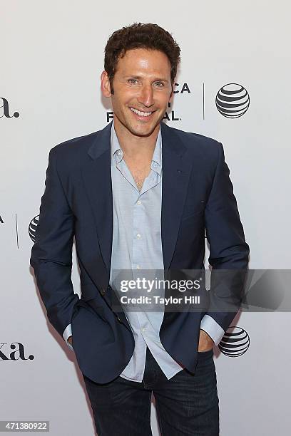 Actor Mark Feuerstein attends the world premiere of 'Meadowland' during 2015 Tribeca Film Festival at SVA Theater 1 on April 17, 2015 in New York...