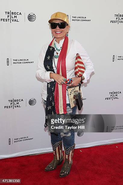 Actress Roseanne Barr attends the world premiere of "Roseanne for President!" during the 2015 Tribeca Film Festival at SVA Theatre 1 on April 18,...
