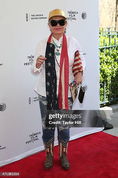 Actress Roseanne Barr attends the world premiere of "Roseanne for President!" during the 2015 Tribeca Film Festival at SVA Theatre 1 on April 18,...
