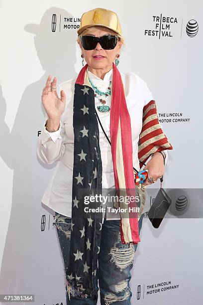 Actress Roseanne Barr attends the world premiere of "Roseanne for President!" during the 2015 Tribeca Film Festival at SVA Theatre 1 on April 18,...