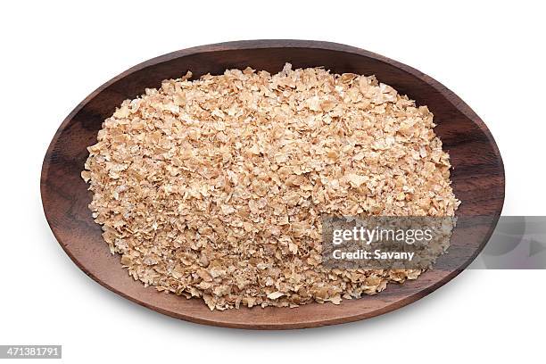 wheat bran - wheat bran stock pictures, royalty-free photos & images