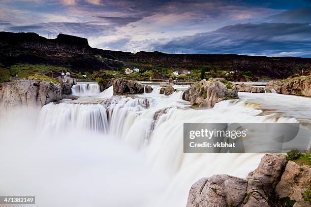 shoshone falls - shoshone falls stock pictures, royalty-free photos & images