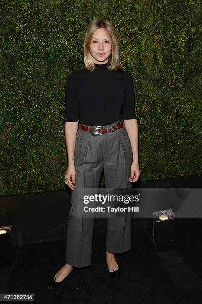 Anabelle Dexter-Jones attends the 2015 Tribeca Film Festival Chanel Artists' Dinner at Balthazar on April 20, 2015 in New York City.