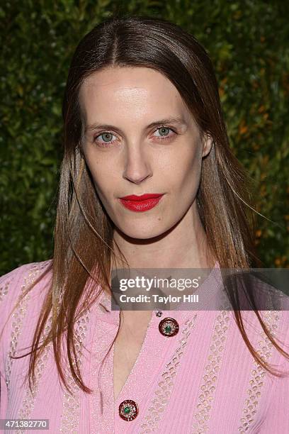 Vanessa Traina attends the 2015 Tribeca Film Festival Chanel Artists' Dinner at Balthazar on April 20, 2015 in New York City.