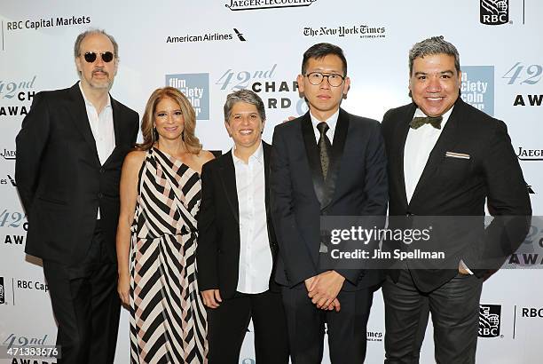 Director of the New York Film Festival Kent Jones, Film Society of Lincoln Center Chairman Ann Tenenbaum, Executive Director Lesli Klainberg,...