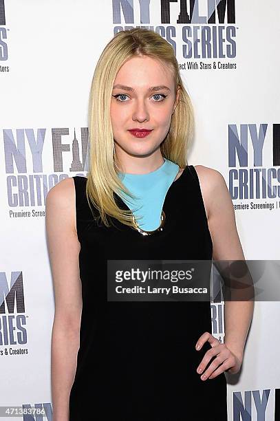 Actress Dakota Fanning attends the New York Film Critic Series premiere of "Every Secret Thing" at AMC Empire 25 theater on April 27, 2015 in New...