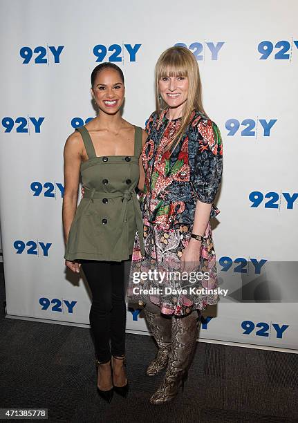 Misty Copeland and Amy Astley arrive at the 92nd Street Y Presents: In Conversation With Misty Copeland And Amy Astley at 92nd Street Y on April 27,...