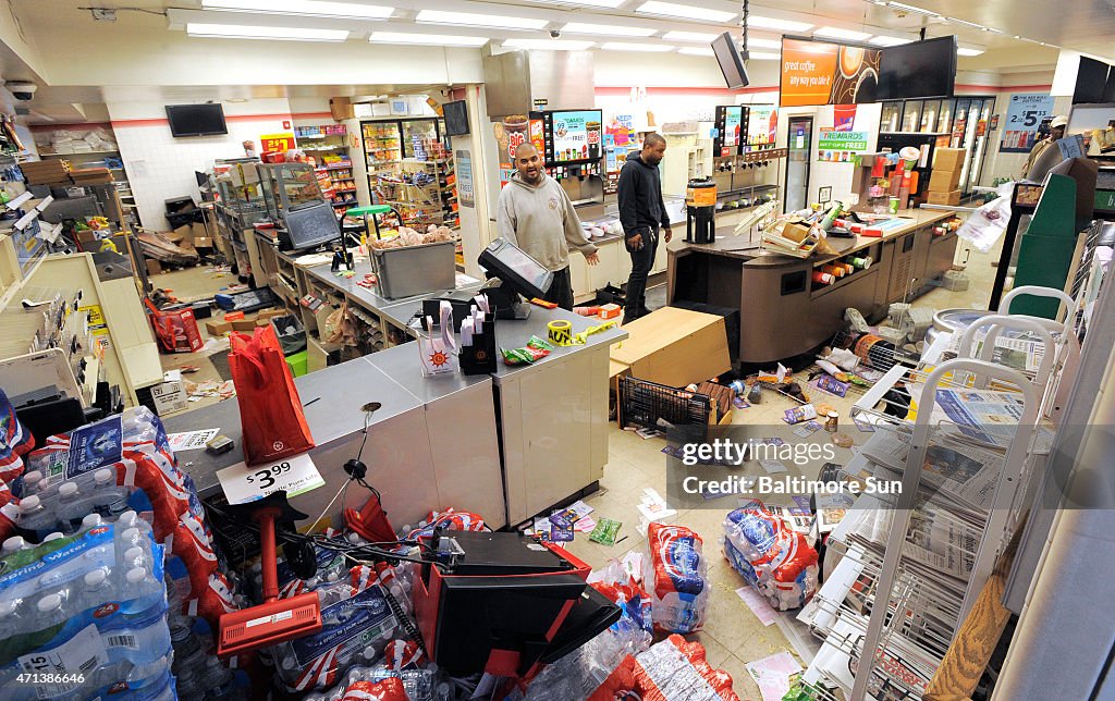 Riots break out in Baltimore