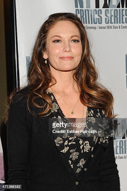 Diane Lane attends New York Film Critic Series premiere Of "Every Secret Thing" at AMC Empire 25 theater on April 27, 2015 in New York City.