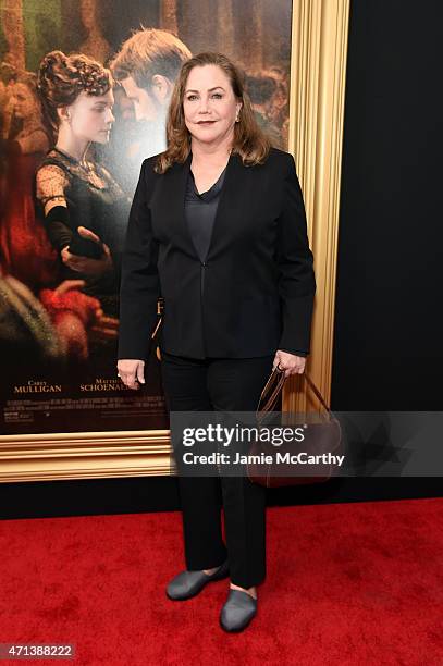 Actress Kathleen Turner attends the New York special screening "Far From The Madding Crowd" at The Paris Theatre on April 27, 2015 in New York City.