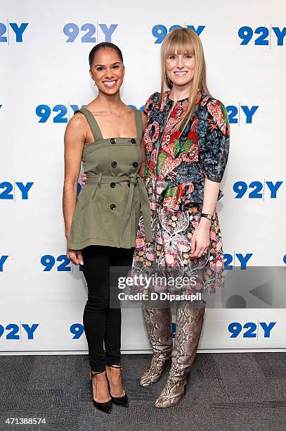 Ballet dancer Misty Copeland and Teen Vogue editor-in-chief Amy Astley attend 92nd Street Y Presents: In Conversation With Misty Copeland and Amy...