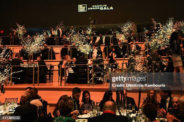 General view of atmosphere at the 42nd Chaplin Award Gala at Jazz at Lincoln Center on April 27, 2015 in New York City.