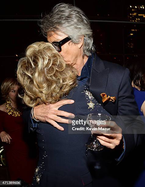 Actors Tommy Tune and Jane Fonda attend the 42nd Chaplin Award Gala at Jazz at Lincoln Center on April 27, 2015 in New York City.