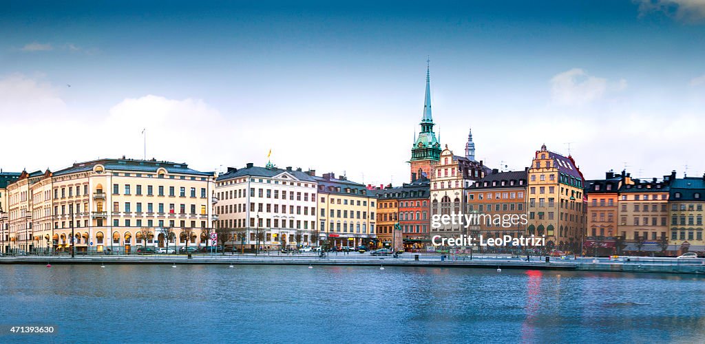 Gamla Stan district in central Stockholm