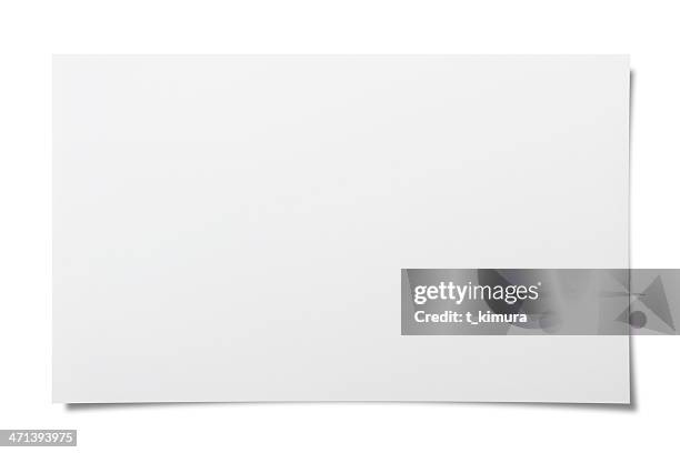 blank note - blank greeting card on white stock pictures, royalty-free photos & images