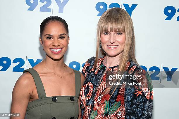 Ballet dancer Misty Copeland and Teen Vogue editor-in-chief Amy Astley attend the 92nd Street Y Presents: In Conversation with Misty Copeland and Amy...