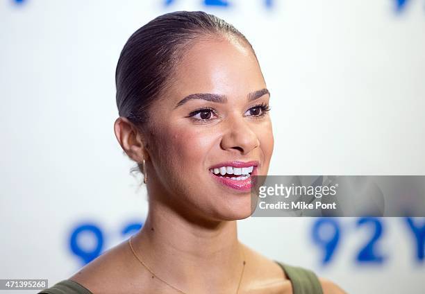 Ballet dancer Misty Copeland attends the 92nd Street Y Presents: In Conversation with Misty Copeland and Amy Astley at 92nd Street Y on April 27,...