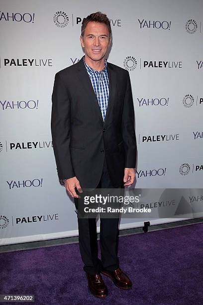 Actor Tim Daly attends The Paley Center for Media presents an evening with "Madame Secretary" at Paley Center For Media on April 27, 2015 in New York...