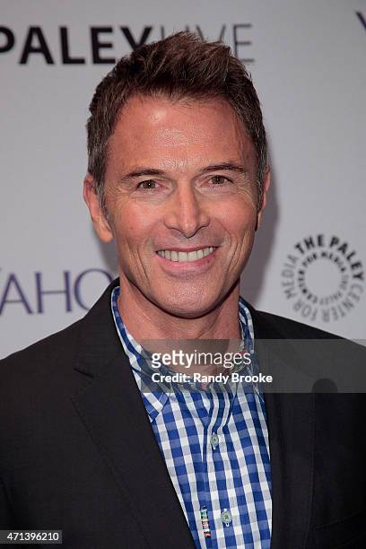 Actor Tim Daly attends The Paley Center for Media presents an evening with "Madame Secretary" at Paley Center For Media on April 27, 2015 in New York...
